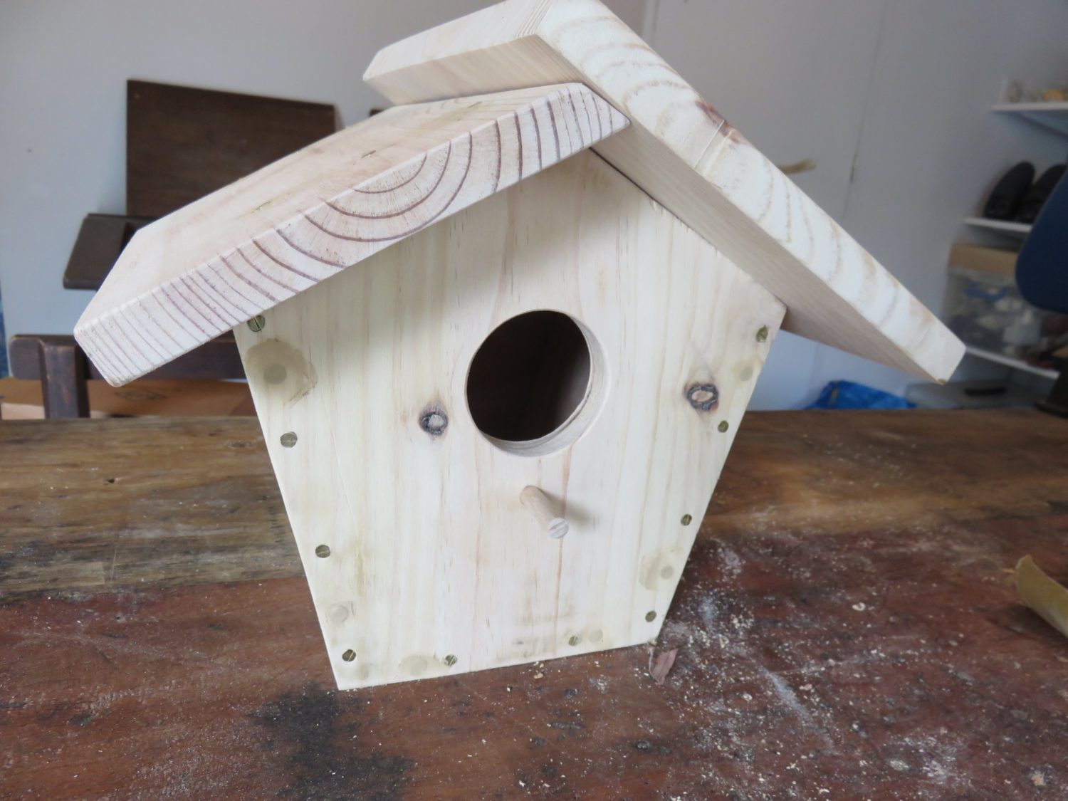 Une cabane à oiseau